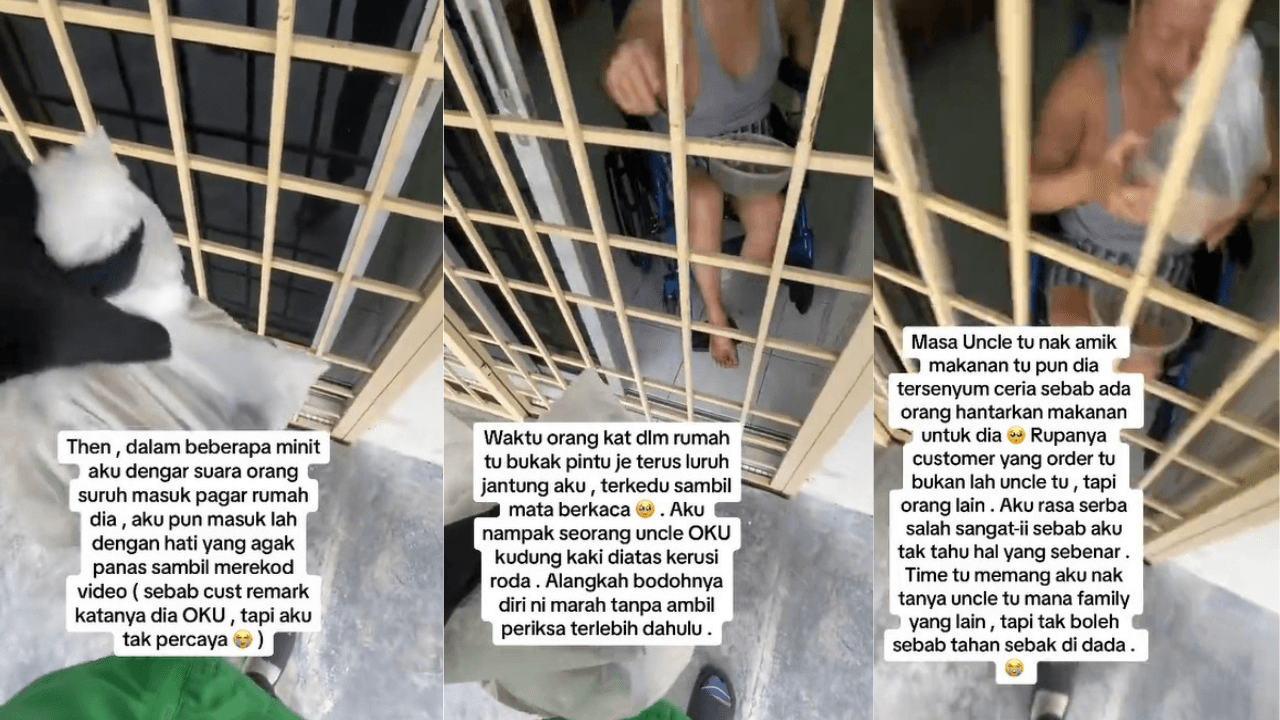 From Anger To Empathy: Delivery Rider's Frustration Turns To Regret When He Meets OKU Customer