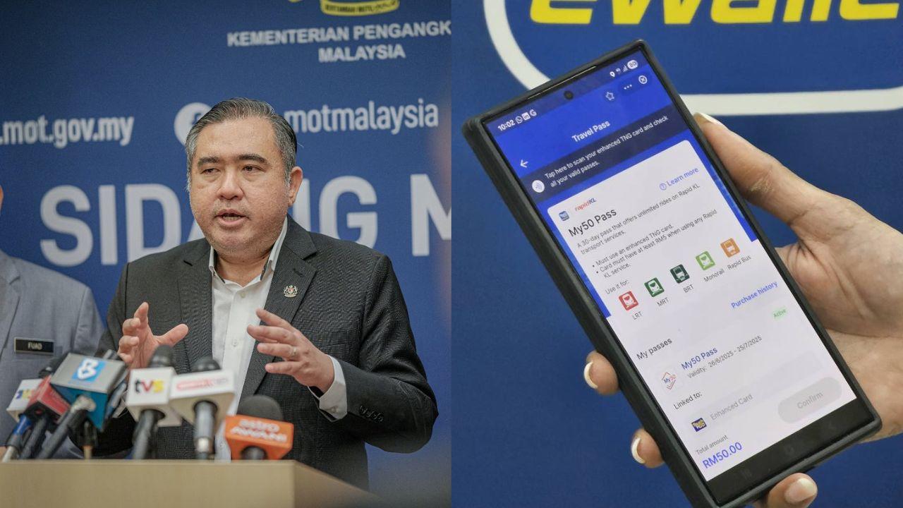 My50 Digital Upgrade: Renew RM50 Unlimited Travel Pass via Touch ’n Go App Starting 1 July