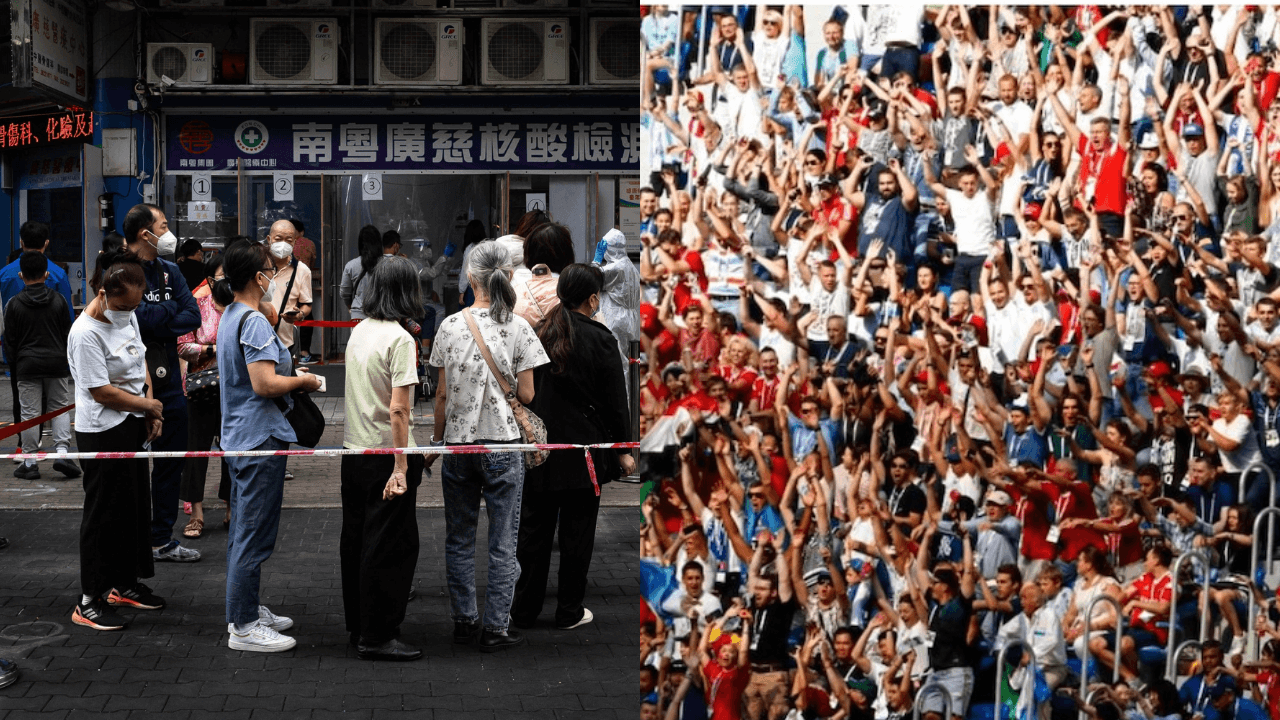 Chinese Citizens Outraged Over Covid-19 Lockdowns As Others Go Maskless During The World Cup