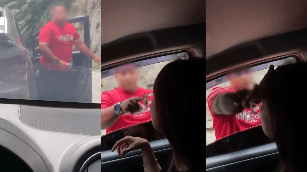 Caught On Camera: Road Bully Lashes Out At Female Driver For Driving ‘Recklessly’ 
