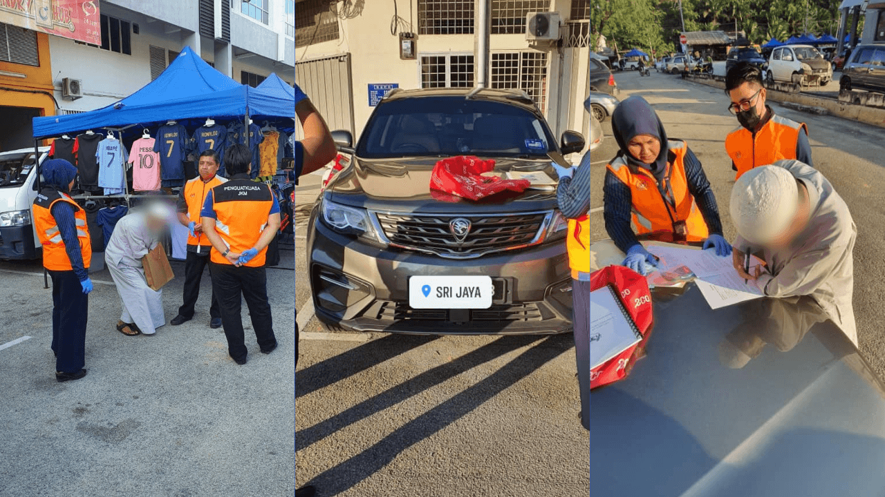 JKM Officers Left Shocked To Find Out Night Market Beggar Actually Drives A Proton X70