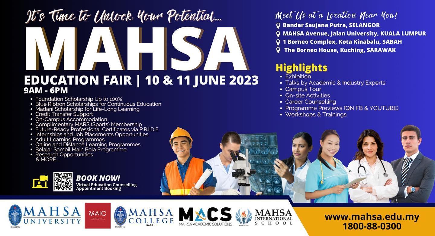 Education Fair at MAHSA University 2023